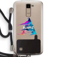 Abstract Spectrum: LG K10 (2016) Transparant Hoesje met koord