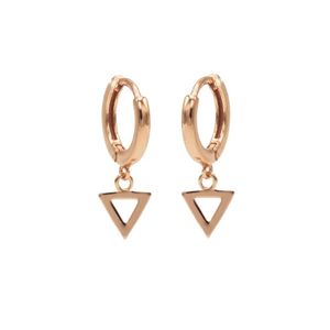 Karma Oorringen Hoops Open Triangle Rosé