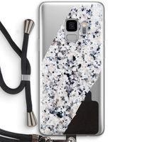 Gespikkelde marmer: Samsung Galaxy S9 Transparant Hoesje met koord Gespikkelde marmer: Samsung Galaxy S9 Transparant Hoesje met koord
