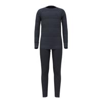 Odlo Long Active Warm Eco Set Thermoset Kinderen India Ink - Folkstone Gray 92
