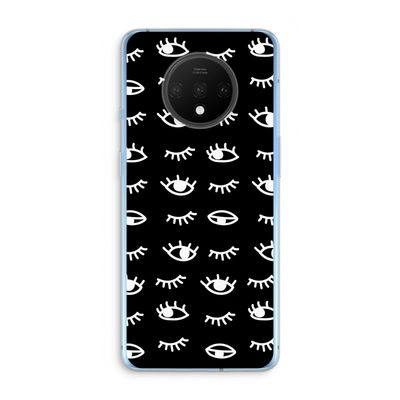Eye pattern #3: OnePlus 7T Transparant Hoesje