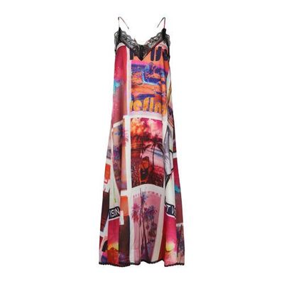 Eksept by Shoeby maxi jurk Resort met all over print rood Eksept by Shoeby maxi jurk Resort met all over print rood