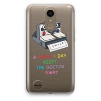 Smile: LG K10 (2017) Transparant Hoesje