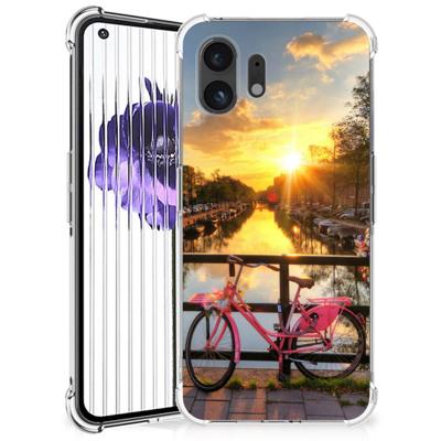 Nothing Phone (2) Telefoonhoesje met valbescherming Amsterdamse Grachten Nothing Phone (2) Telefoonhoesje met valbescherming Amsterdamse Grachten