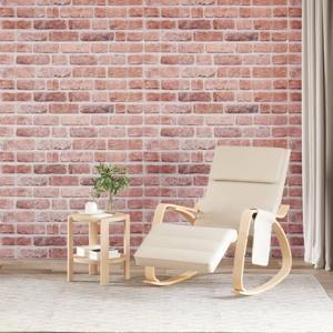 VidaXL Wandpanelen 10 st 3d 100x50 cm eps rood