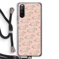 Ponys: Sony Sony Xperia 10 III Transparant Hoesje met koord