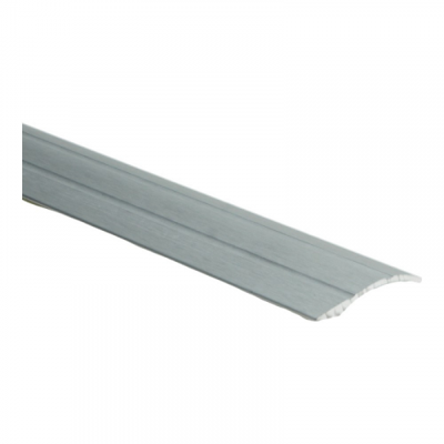 Overgangsprofiel zelfklevend 0-20 mm zilver geborsteld - 100 cm