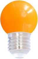 LED kogellamp E27 oranje 1W - LED0157