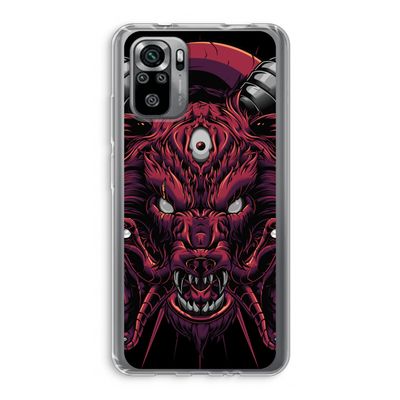 Hell Hound and Serpents: Xiaomi Redmi Note 10S Transparant Hoesje