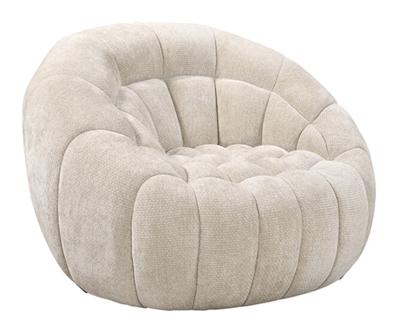 LABEL51 Draaifauteuil 'Cloud' Elite stof, kleur Naturel