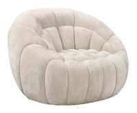 LABEL51 Draaifauteuil 'Cloud' Elite stof, kleur Naturel