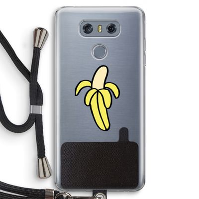 Banana: LG G6 Transparant Hoesje met koord