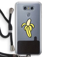 Banana: LG G6 Transparant Hoesje met koord Banana: LG G6 Transparant Hoesje met koord