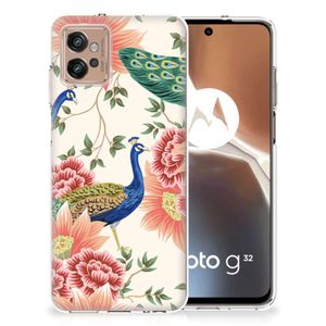TPU Hoesje voor Motorola Moto G32 Pink Peacock