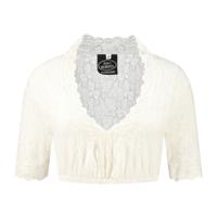 Dirndlblouse kant creme