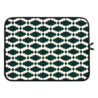 Moroccan tiles: Laptop sleeve 15 inch