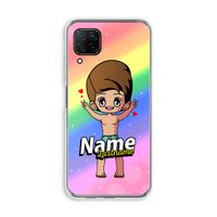Chibi Maker man: Huawei P40 Lite Transparant Hoesje