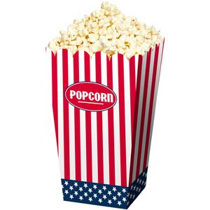 32x stuks Popcorn bakjes USA 16 cm