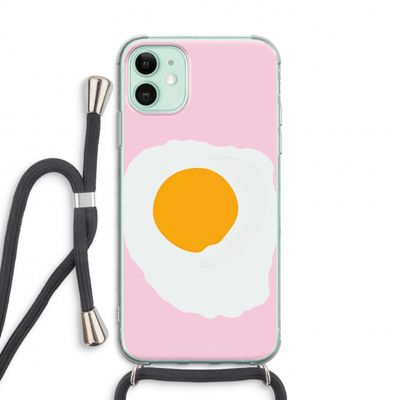 Sunny side up: iPhone 11 Transparant Hoesje met koord