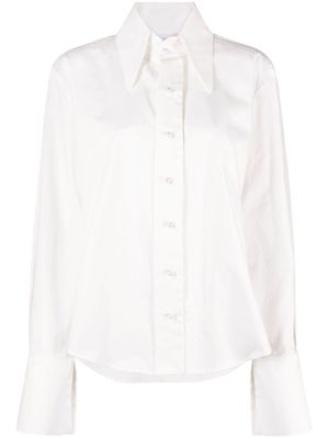 Ioana Ciolacu chemise à poignets fendus - Blanc