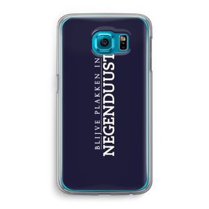 Blijve plakken in Negenduust: Samsung Galaxy S6 Transparant Hoesje