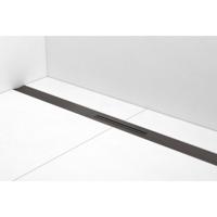 Douchegoot Easy Drain R-Line Clean 70cm Brushed Black Chrome