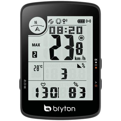 Bryton - fietscomputer gps rider 17 e power on en go
