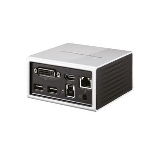 CLUB3D UNIVERSEEL Mini Displaylink gecertificeerd Docking Station USB A 3.2 Gen 1 4K30Hz 1x HDMI, 1x DVI, 4x USB Superspeed