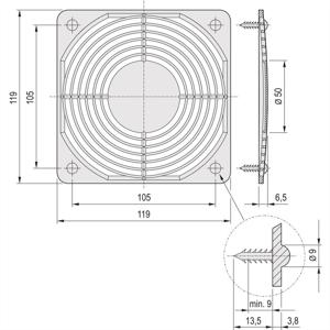 nVent SCHROFF 60225052 19 inch Montagemateriaal