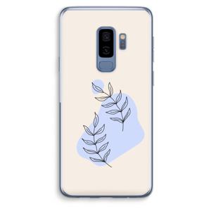 Leaf me if you can: Samsung Galaxy S9 Plus Transparant Hoesje