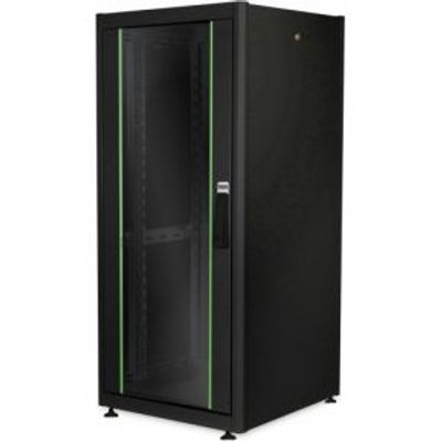 Digitus DN-19 26U-6/6-DB rack 600 kg Vrijstaande rek Zwart