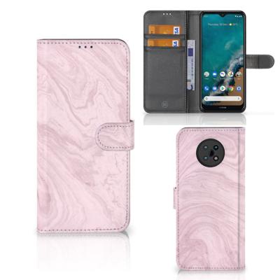Nokia G50 | Bookcase | Marble Pink - Origineel Cadeau Vriendin