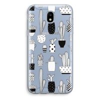 Cactusmotief: Samsung Galaxy J5 (2017) Transparant Hoesje Cactusmotief: Samsung Galaxy J5 (2017) Transparant Hoesje