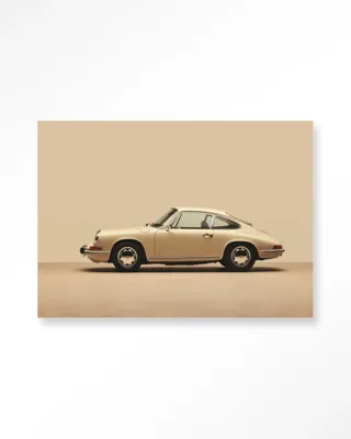 Vintage Porsche Beige