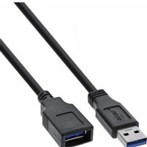 InLine 35620 USB-kabel 2 m USB 3.2 Gen 1 (3.1 Gen 1) USB A USB B Zwart