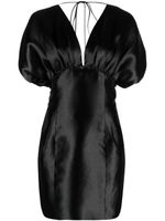 ROTATE BIRGER CHRISTENSEN robe courte à ornements strassés - Noir