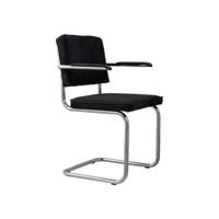 Zuiver Ridge Rib armstoel Black