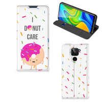 Xiaomi Redmi Note 9 Flip Style Cover Donut Roze