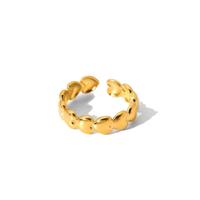 Gouden ring met Hartjes Endless Love