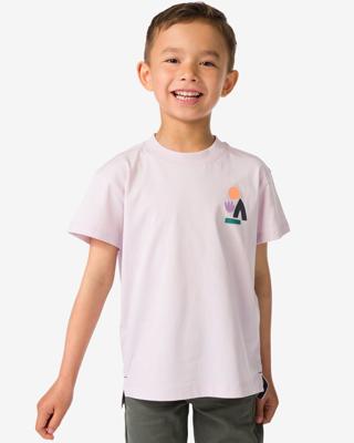 HEMA Kinder T-shirt Print Lavendel (lavendel)
