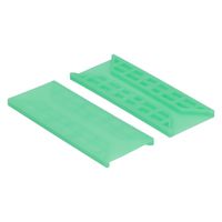 Beglazingsblokje(tunnelblokje) 40X5mm groen (100st) Beglazingsblokje(tunnelblokje) 40X5mm groen (100st)