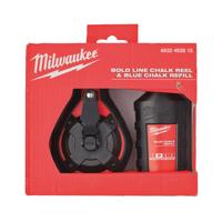 Milwaukee Slaglijnmolen dikke lijn 30m + blauw krijt - 4932493815