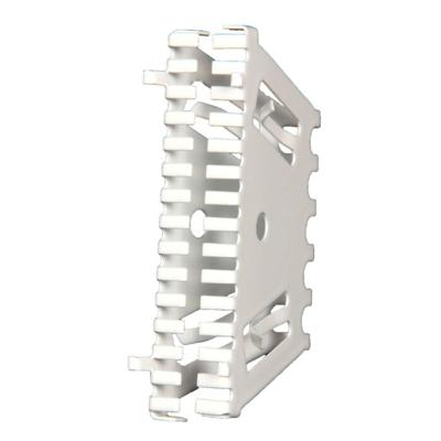 Stootvoegrooster Bijenbekje rvs 50mm RAL9010 zuiverwit
