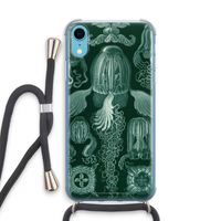 Haeckel Cubomedusae: iPhone XR Transparant Hoesje met koord