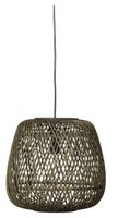 WOOOD Exclusive Hanglamp Moza Gevlochten bamboe / rotan - Groen