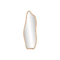 Wandspiegel Home ESPRIT Natuurlijk Kristal Rotan Scandi 52,5 x 4 x 150 cm