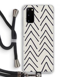 Marrakech Arrows: Samsung Galaxy S20 Transparant Hoesje met koord