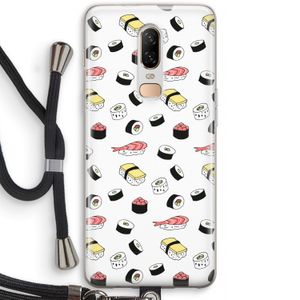 Sushi time: OnePlus 6 Transparant Hoesje met koord