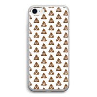 Poop emoji: iPhone SE 2020 Transparant Hoesje