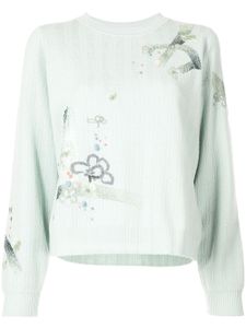 SHIATZY CHEN pull à broderies - Vert